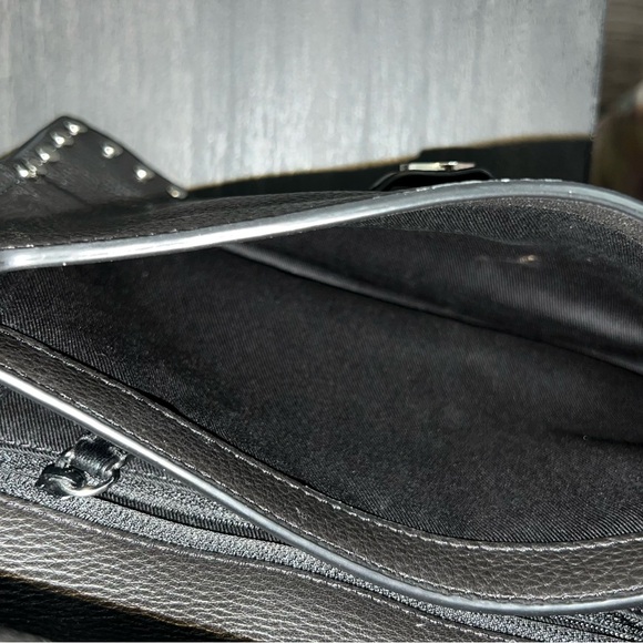 Rebecca Minkoff Black and Silver Crossbody Bag - Picture 4 of 7